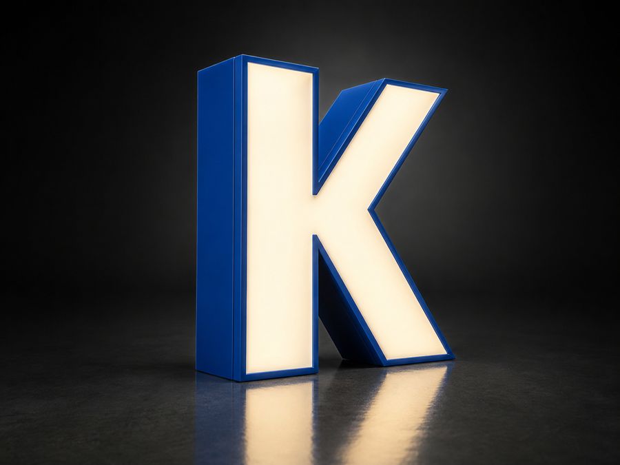 Back Frame – 3D-Buchstabe