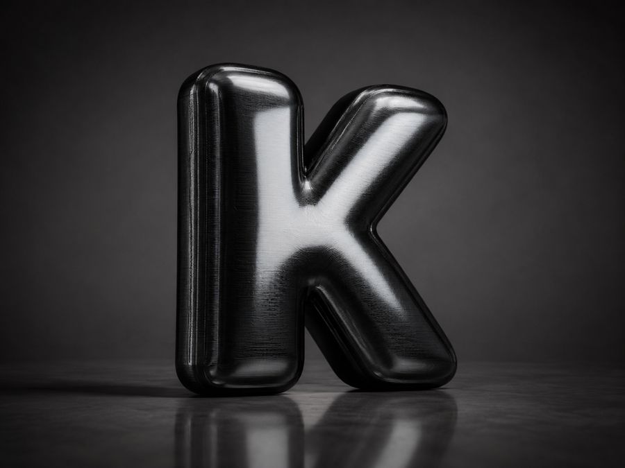 Bubble – 3D-Buchstabe