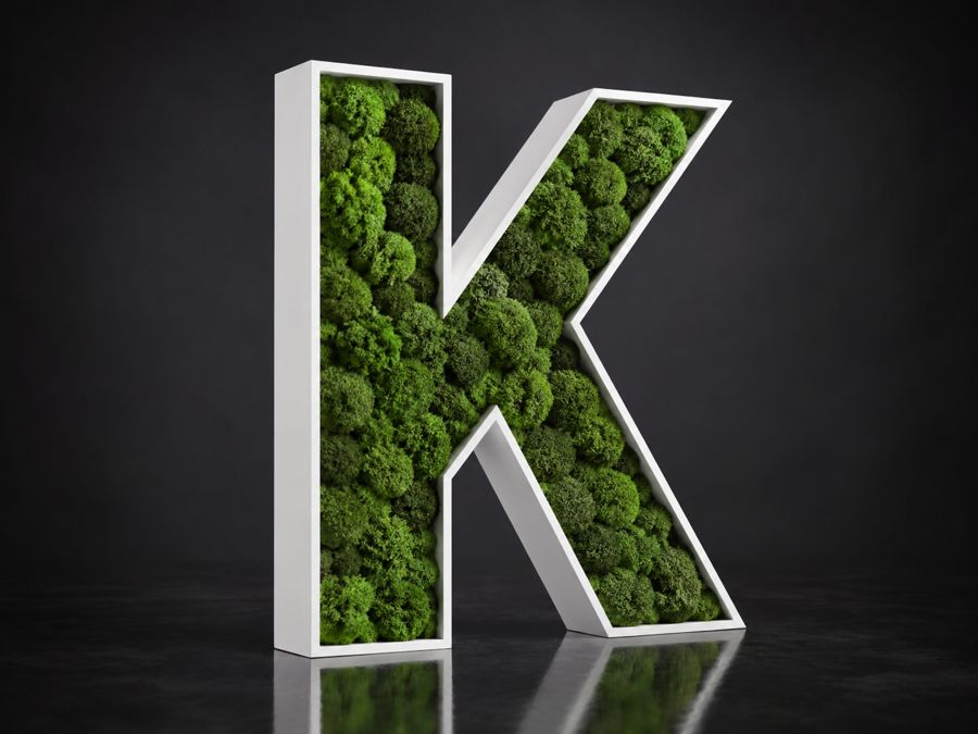 Moss Letters – 3D-Buchstabe