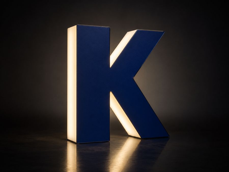 Sidelight – 3D-Buchstabe