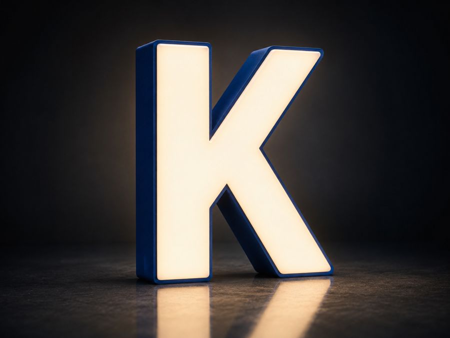 Slim Corner – 3D-Buchstabe
