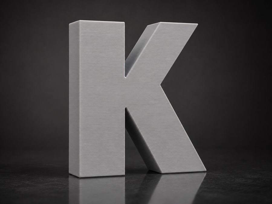 Solid Body – 3D-Buchstabe